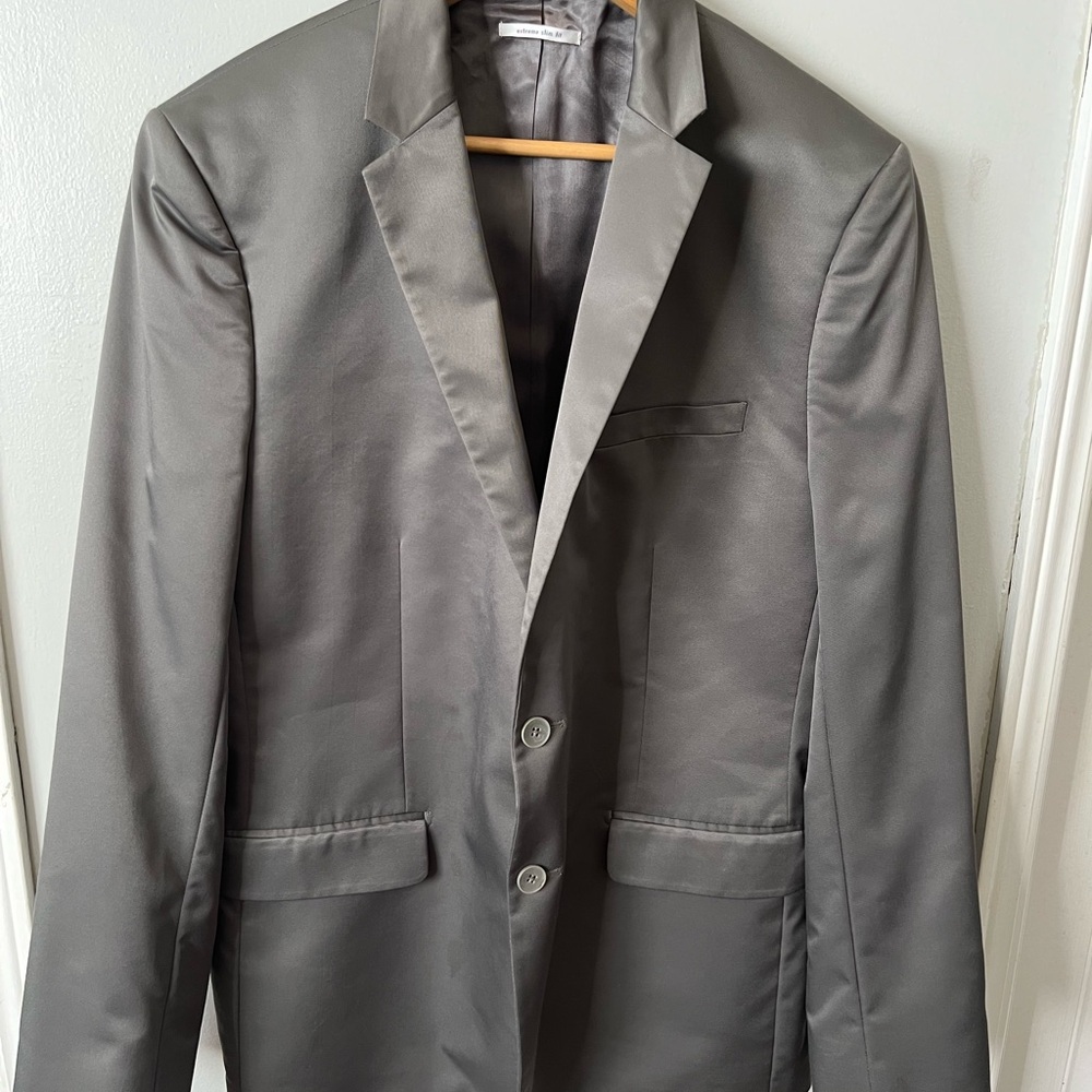 Calvin Klein. Large. Men's Gray Blazer